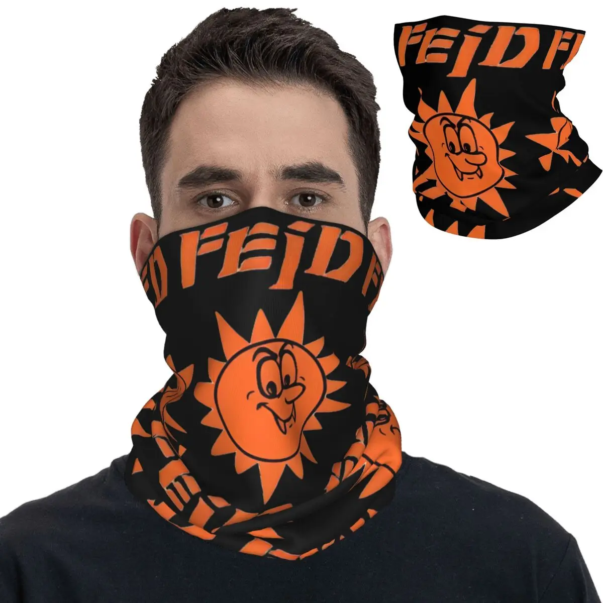 Ferxxocalipsis World Tour 2024 Feid Bandana Neck Cover Printed Sticker Mask Scarf Multi-use Cycling Scarf Hiking for Men Women