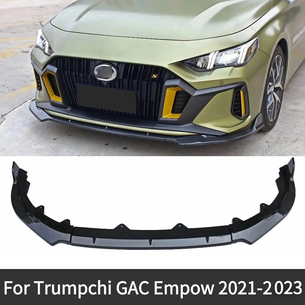 Передний бампер, комплект передней лопаты, совместимый с Trumpchi GAC Empow 2021-2204, спойлер для седана, комплект сплиттеров, аксессуары