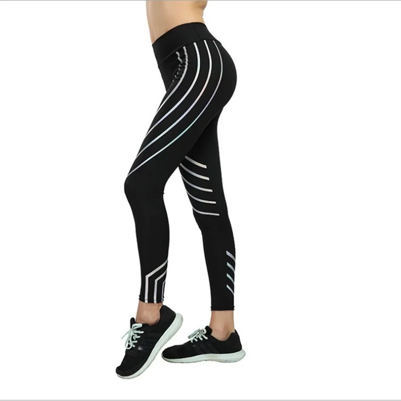 Laser Yoga Leggings Quick Dry Yoga Pants Women Leggins Sport Women Fitness Tights Leggings Sport Fitness High Waist Hip Leggings