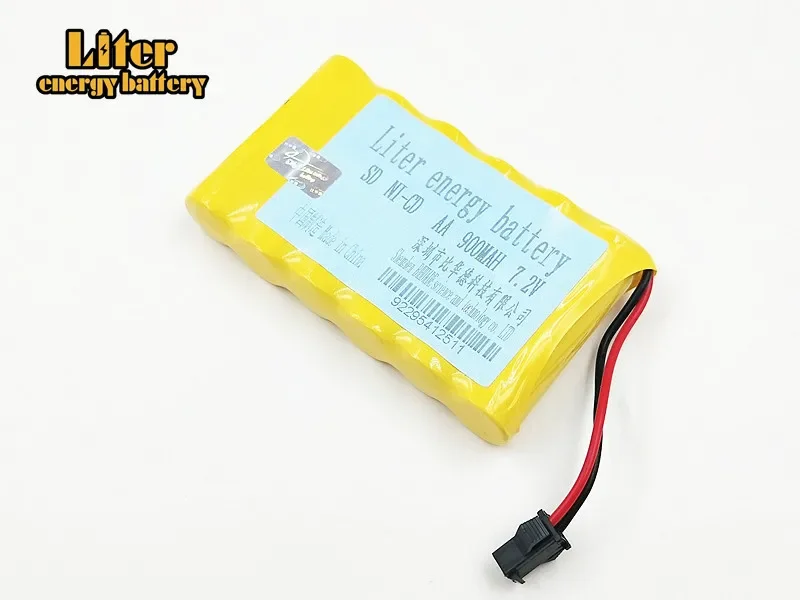 7.2v 900mah AA NI-CD M Battery RC Electric toys car Telerobot boat Remote control Tank SM-2P JST-2P EL-2P L6.2-2P