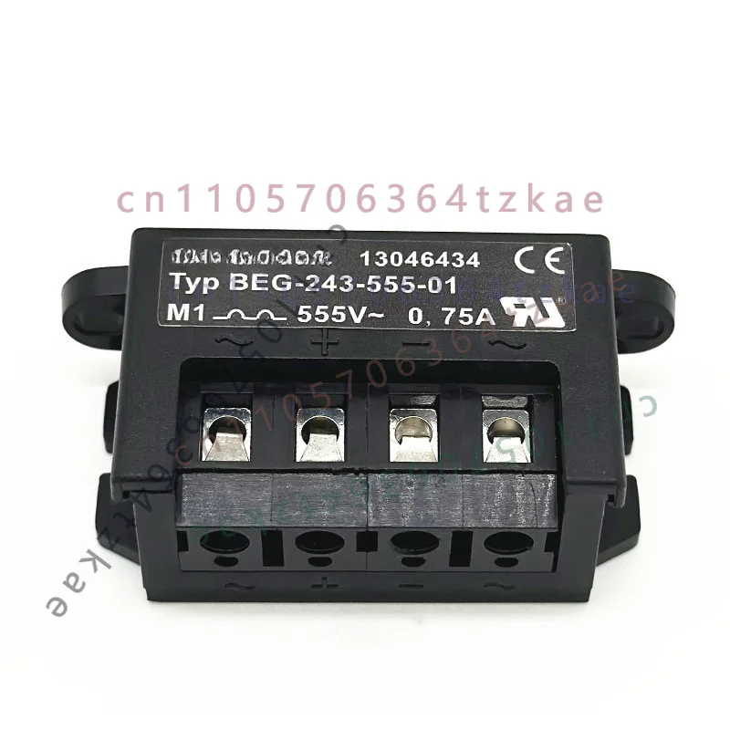 1pcs for INTORQ 13046434 BEG-243-555-01 Half Wave Motor Brake Rectifier 555V 0.75A Electromagnetic Brake Rectifier Module