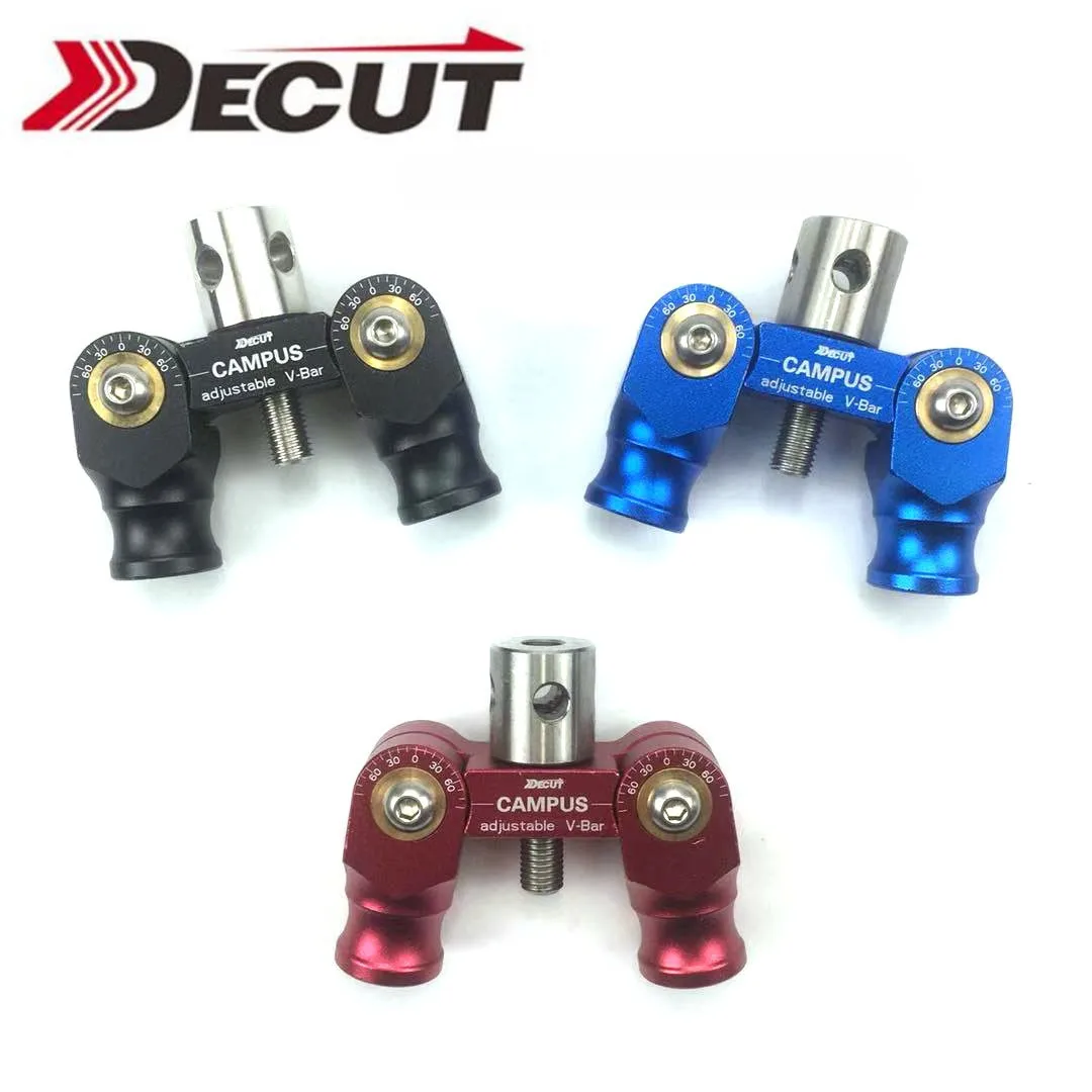 

Комплектующие для стабилизатора DECUT Archery V-Bar: двойной V-образный регулируемый балансировочный стержень, амортизирующая штанга с фиксирующим основанием.