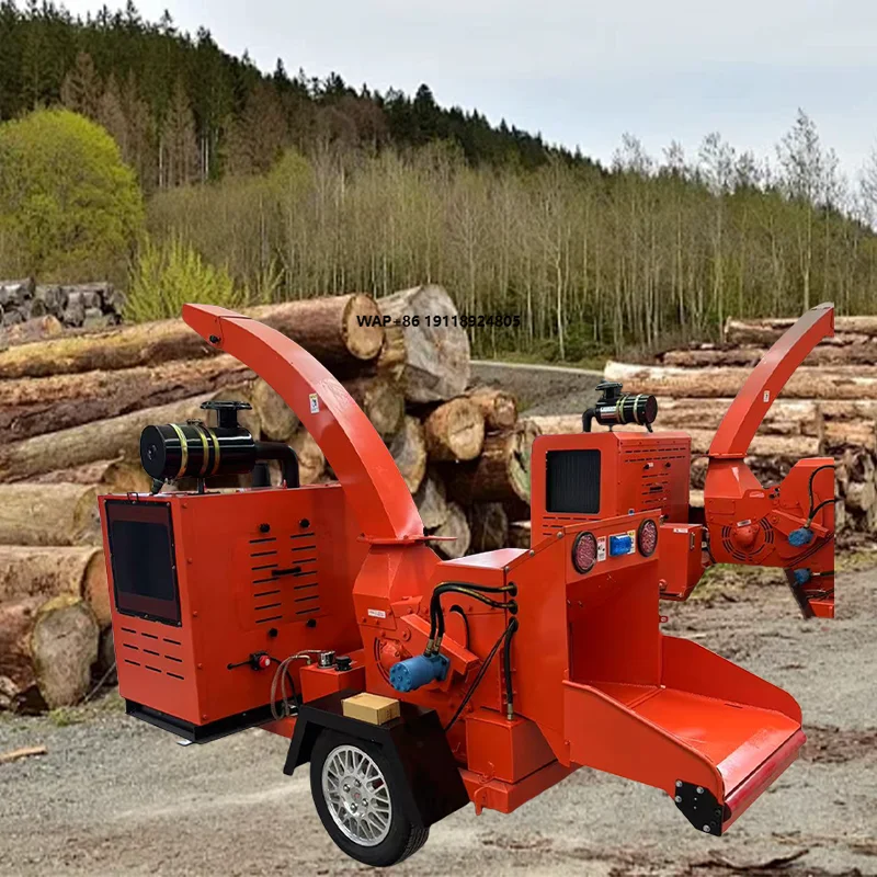 Multifunctional Wood Grinder Sawdust Machine Waste Log Crusher Grinding Wood Chips to Sawdust Machine