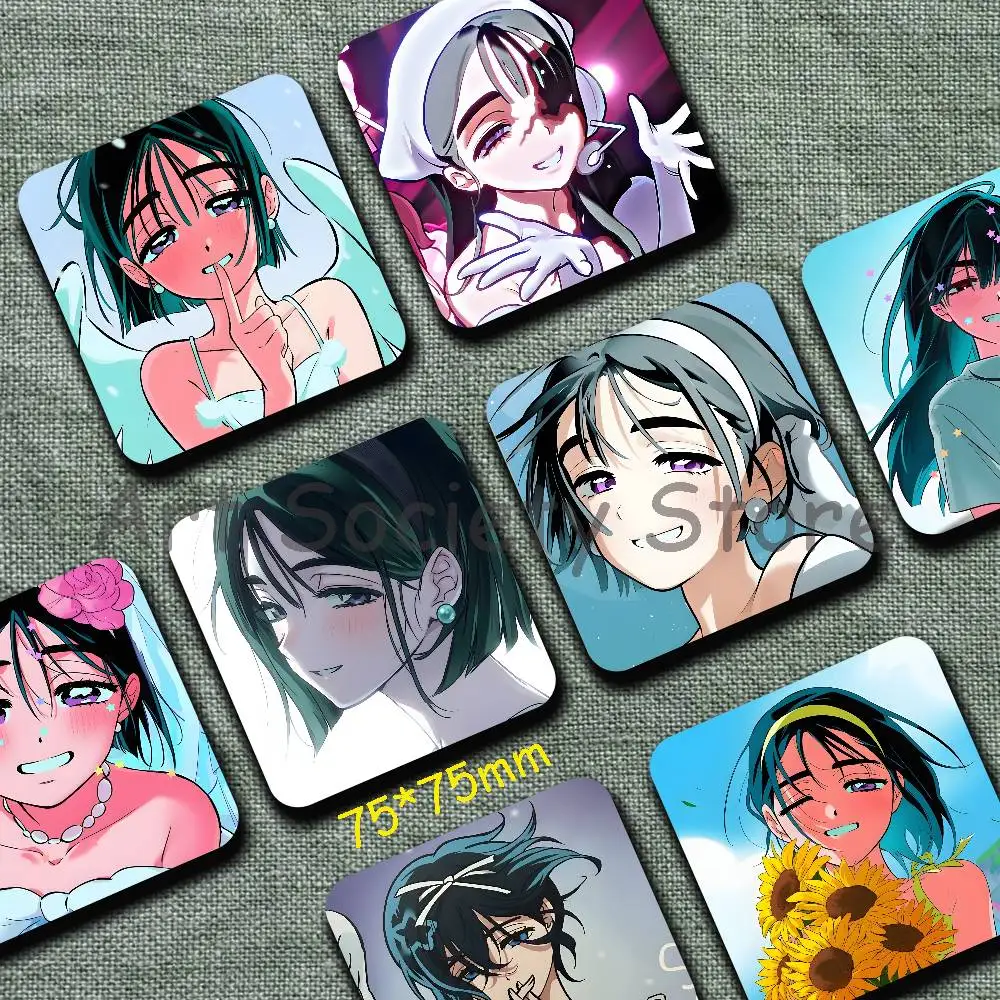 Sua A-Alien Stage Cute Cartoon Anime Refrigerator Magnets Soft Magnetic Heat Transfer Refrigerator Magnets Gift