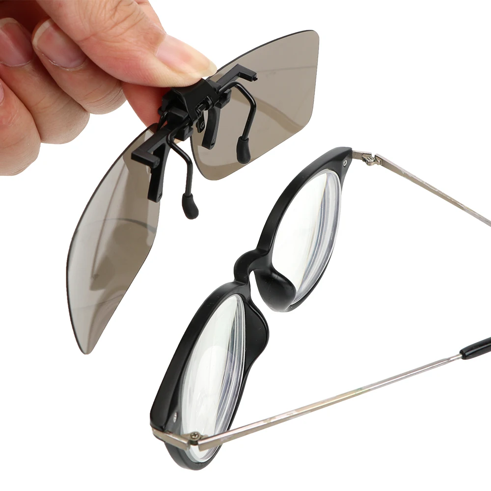 For Men Women Driving Night Vision Lens Anti-UVA UVB Clip On Sunglasses Driver Goggles Polarized Sun Glasses