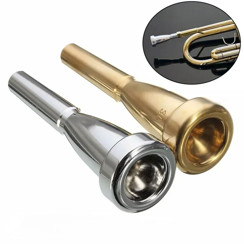 Trumpet Mouthpiece 7C 5C 3C Size Professional Alloy Musical Brass Instruments Trumpet Accessories Beginner Exerciser Parts Hot