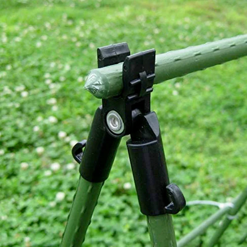6Pcs A-Type Plant Support Clips Vine Bracket Stakes Connector Adjustable PP Fixed Clip for Tomato Grafting Climbing Plants