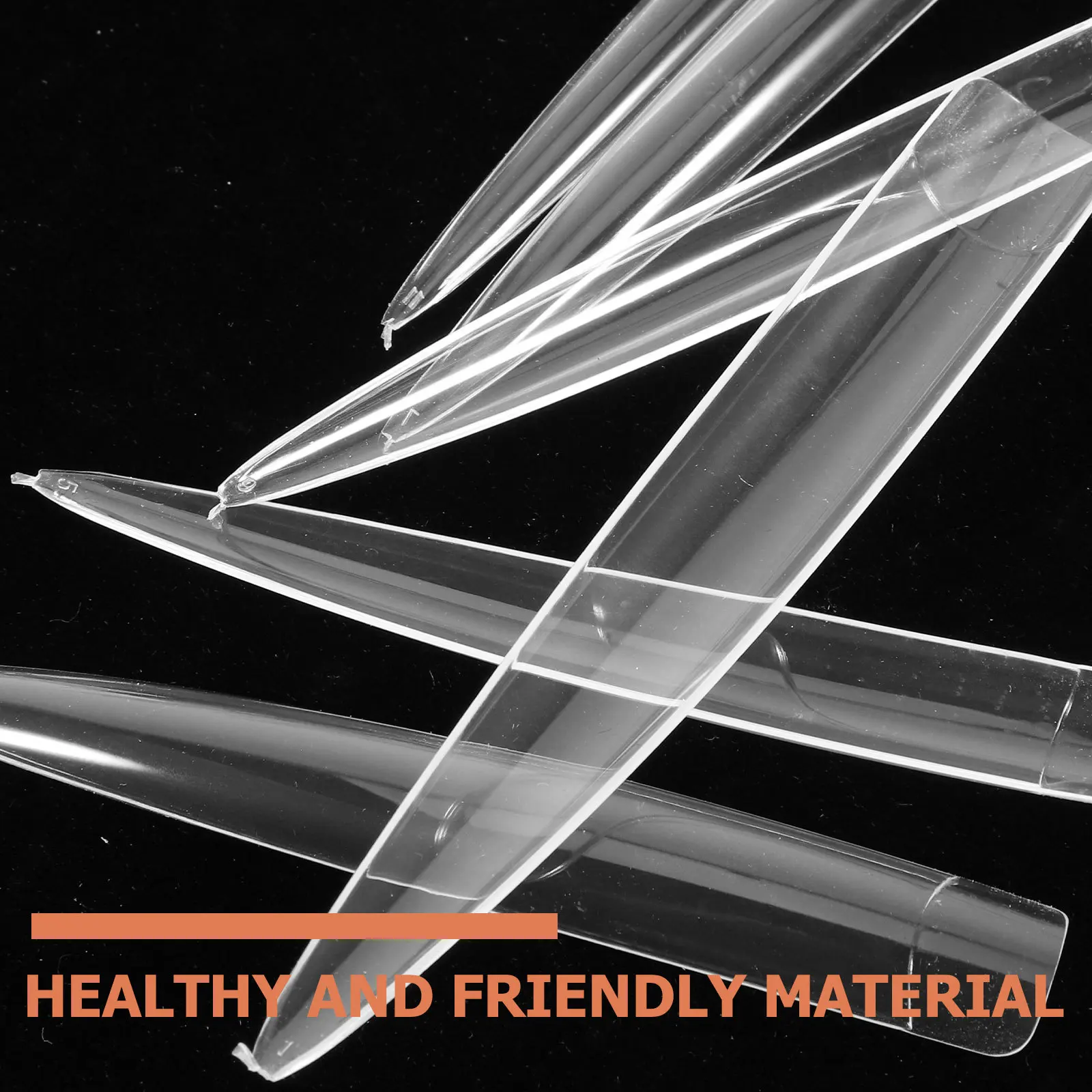 

120pcs Long Pointed Clear Tips 10 Packs False Nails For Nail Home Use Durable Fake Nail Tips Gel Acrylic