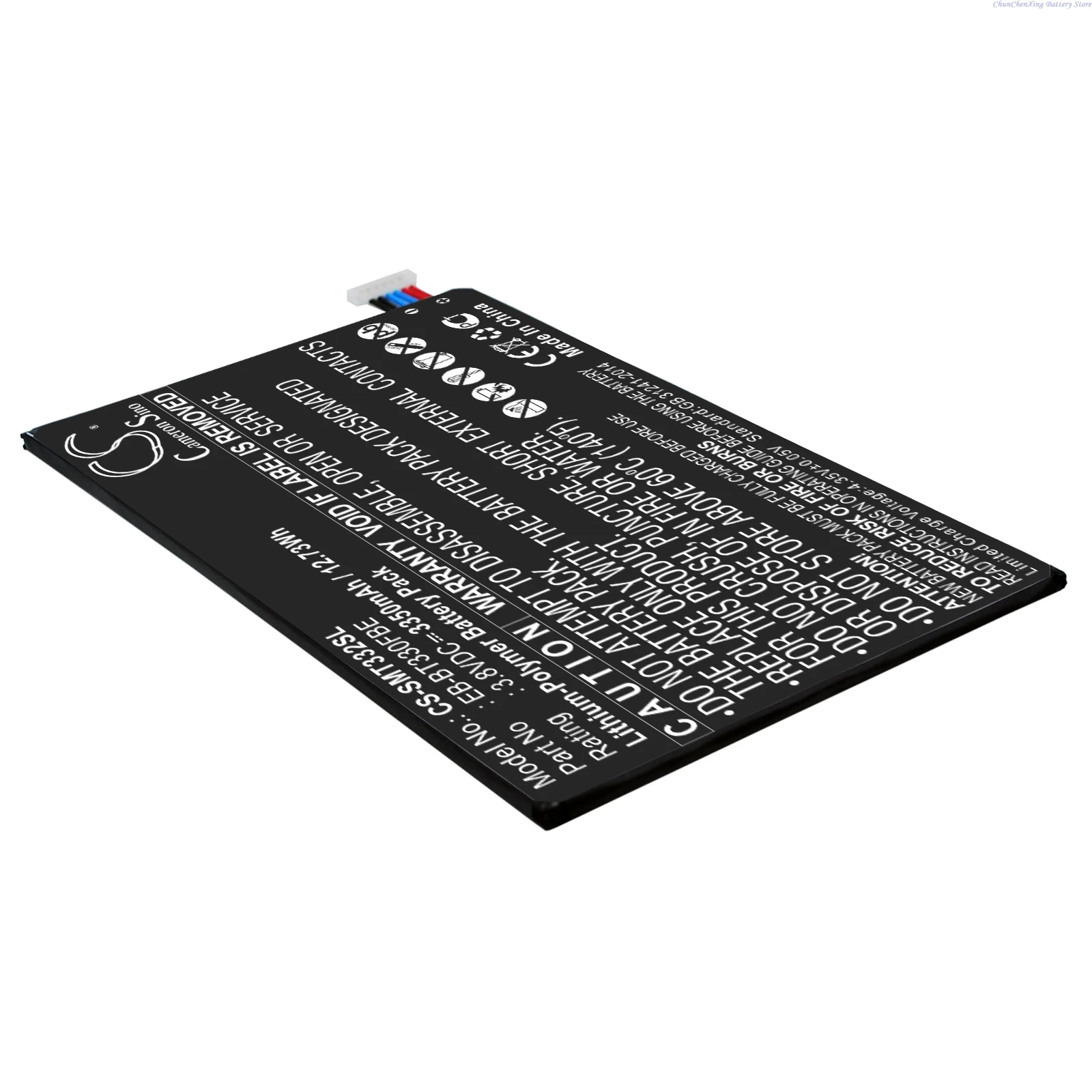 Replacement 3.8V 3350mAh Tablet Battery EB-BT330FBE for Samsung Galaxy Tab4 8.0 3G SM-T330 SM-T331 SM-T335
