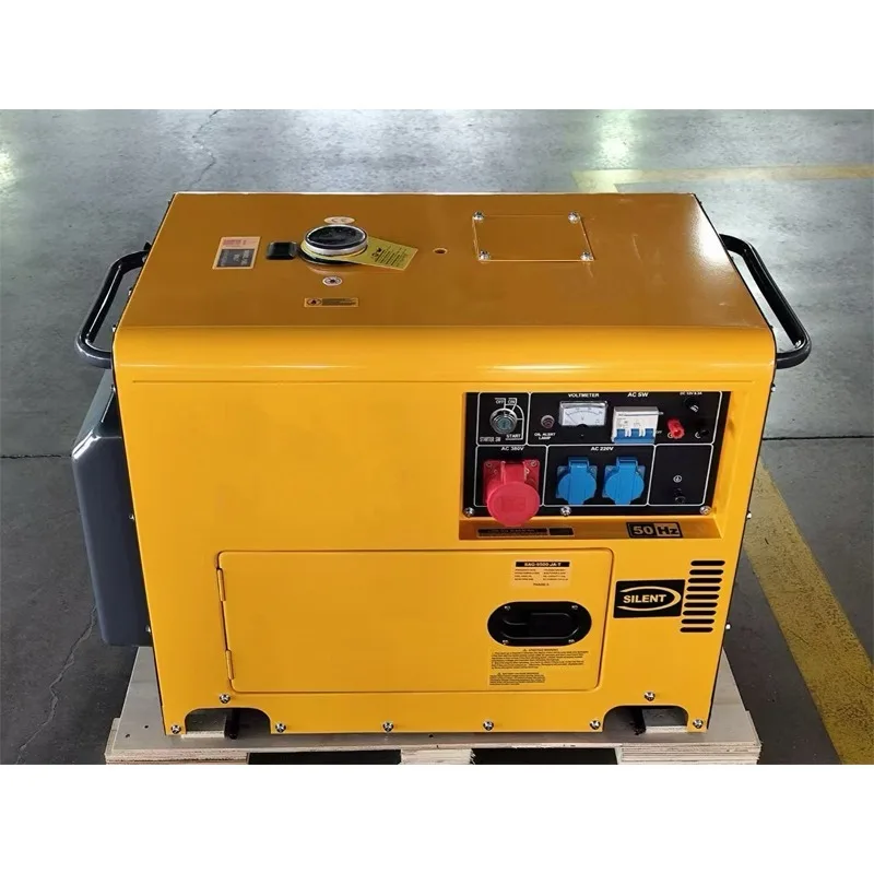 Ultra-quiet 3.5KVA To 22KVA Portable A Generator 5KW Strong Output With 220V Rated Voltage For Households