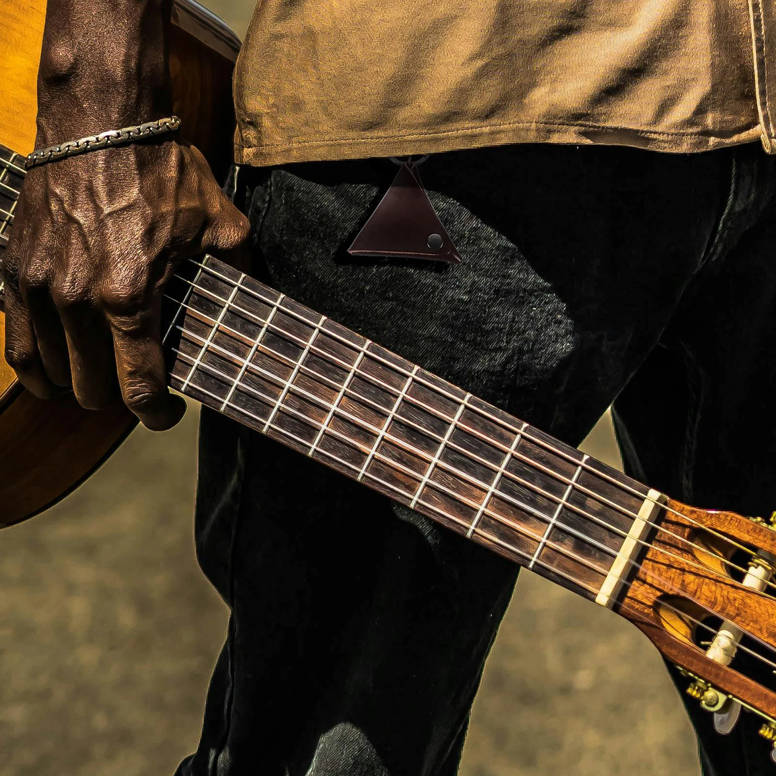 

2pcs Guitar Picks Bag Waterproof Portable Storage Holder For Plectrums Organizer Case Lightweight Dustproof Instrument