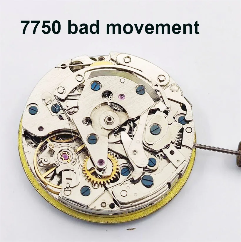 Watch Accessories Domestic 7750 Non Functional Faulty Movement For Beginners To Practice Disassembly Research