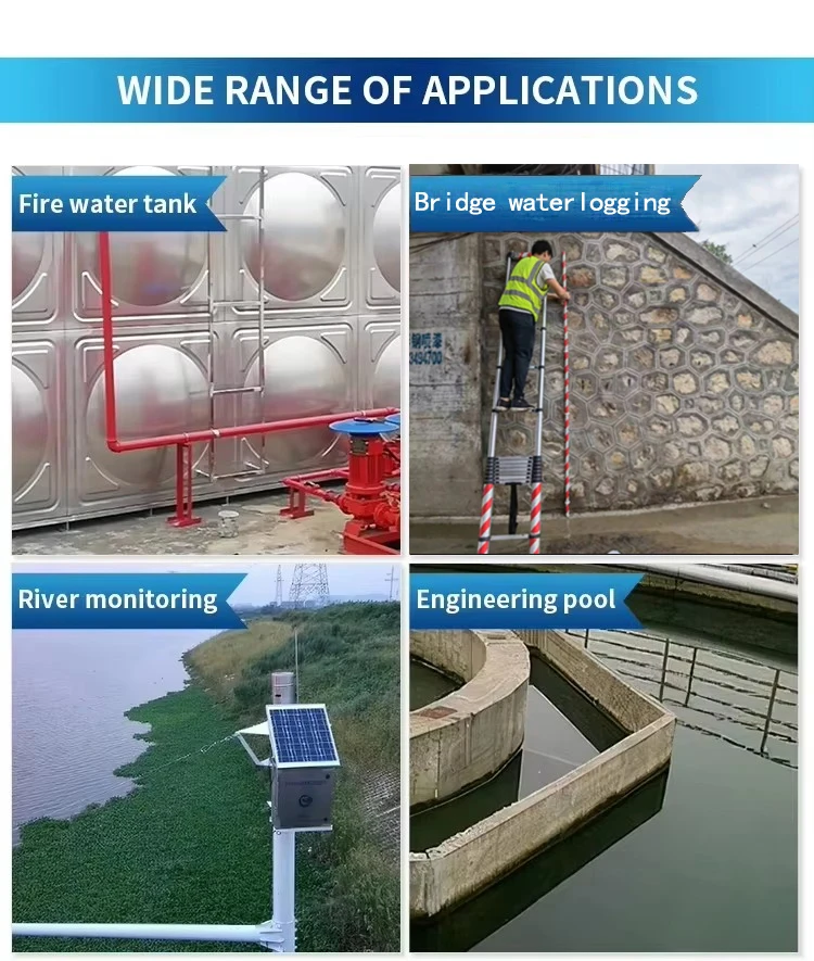 BOY-WR04-LR Lorawan Füllstandsensor GPRS Wifi Wassertank Digitaler Wasserstandssensor Drahtloser Zigbee Wassertank Füllstandssensor