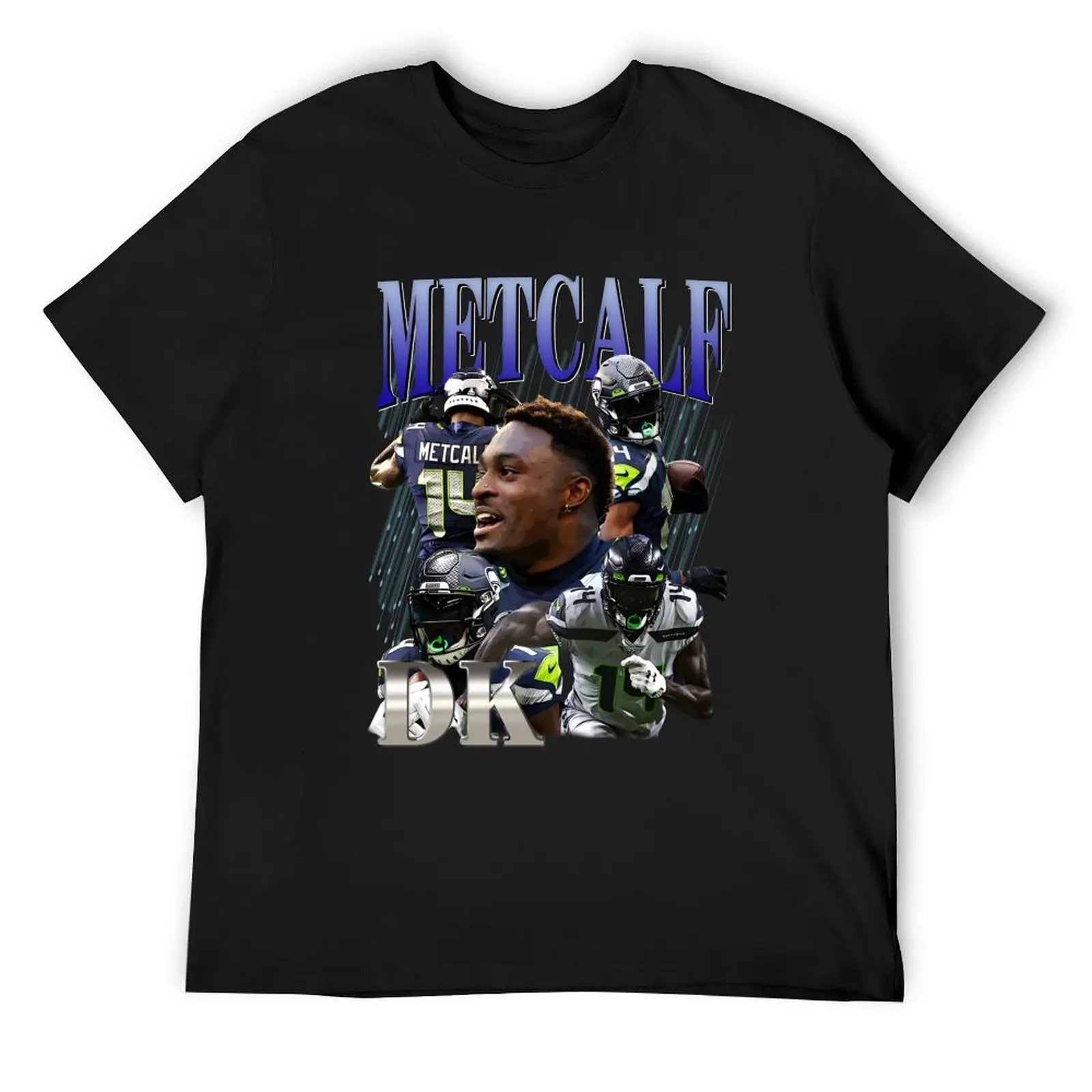 DK Metcalf Vintage T-Shirt oversized graphic tee tops heavyweights baggy shirts mens graphic t-shirts funny