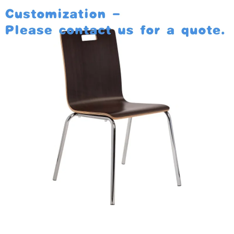 

custom.School Canteen Restaurant Cafe Food Court Furniture Bent Plywood Dining Chairs