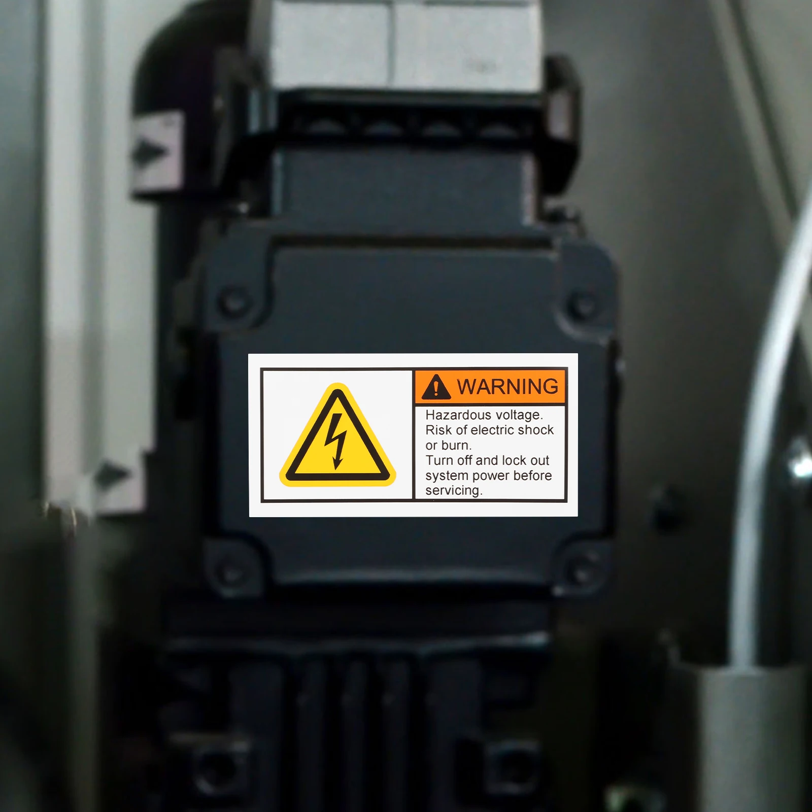 

2 pcs High Voltage Warning Signs Safety Labels Electrical Panel Stickers Adhesive Decals Long Lasting Protection Easy