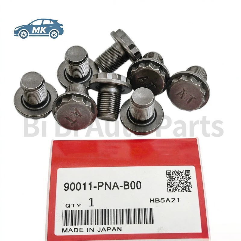 1set 14PCS 90011-PNA-B00 90034-P10-A01 Flywheel Bolt & Clutch Pressure Plate Bolt Fit For Honda Accord Civic CR-V RSX K20A K24A