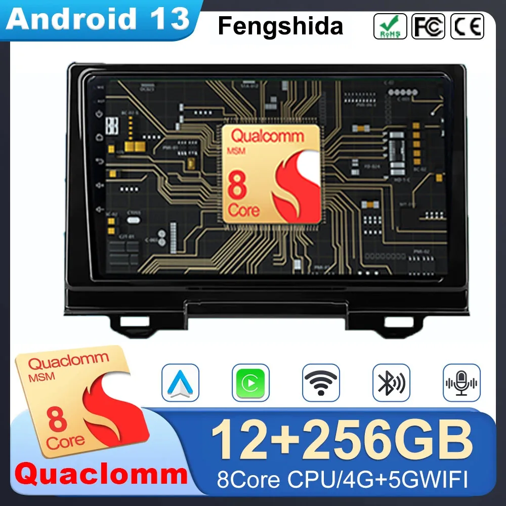 

Android 13 Auto DVD Radio For Honda HR-V RV RZ 2021 Stereo Head Unit 4G WIFI GPS Navigation No 2din DVD DashCam QLED Screen HDR