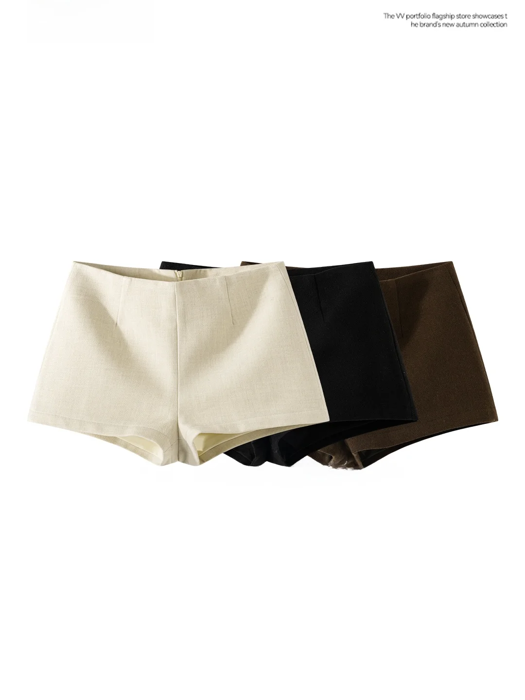 Slim Fit High Waist Suit Short Pants Women's Casual Wear Outerwear Autumn Thinming Small Size Trousers Butt Lifting Base Layer