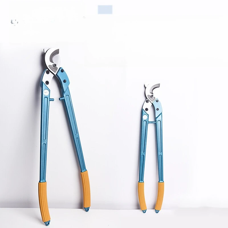Manual labor-saving long arm cable pliers, cable cutters, wire cutters, wire cutters