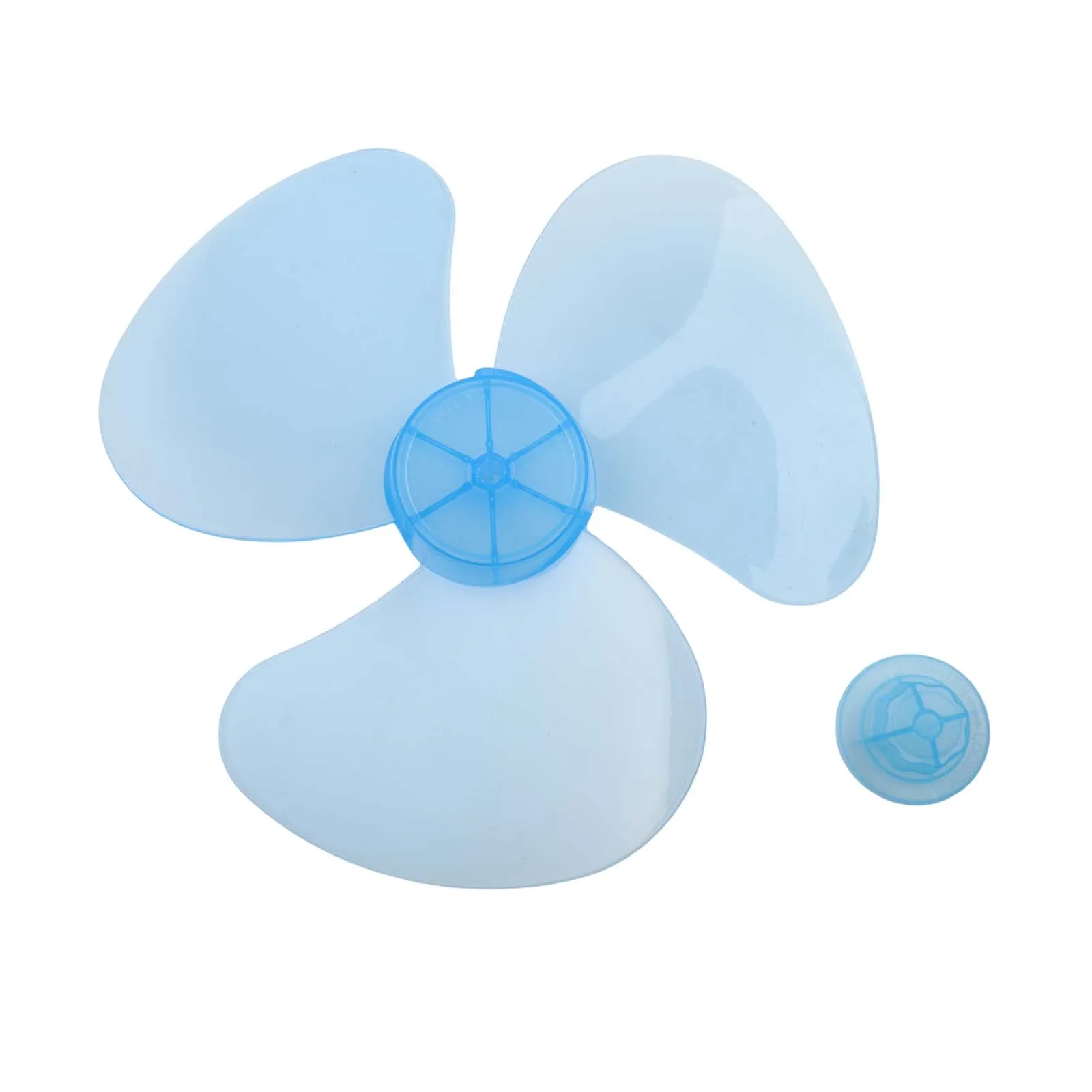 Pale de ventilateur en plastique à 3 feuilles, trou rond Central de 8mm de diamètre, Installation facile, flux d'air puissant pour ventilateurs muraux