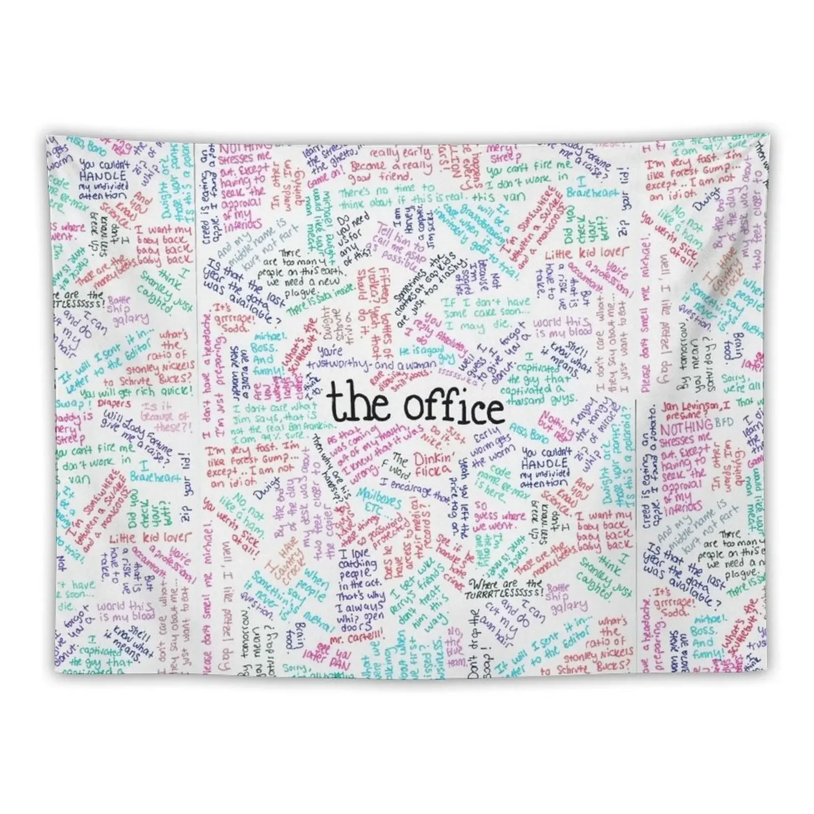 

Quotes of The Office Tapestry Home Decorations Living Room Decoration Decor Home Aesthetic Room Decoration Tapestry