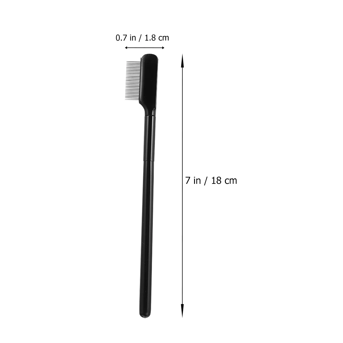 Eyebrow Brush Eyelash Comb Lengthening Mascara Single-sided Grooming Tool Black Wooden Handle Eyebrows Repair Miss