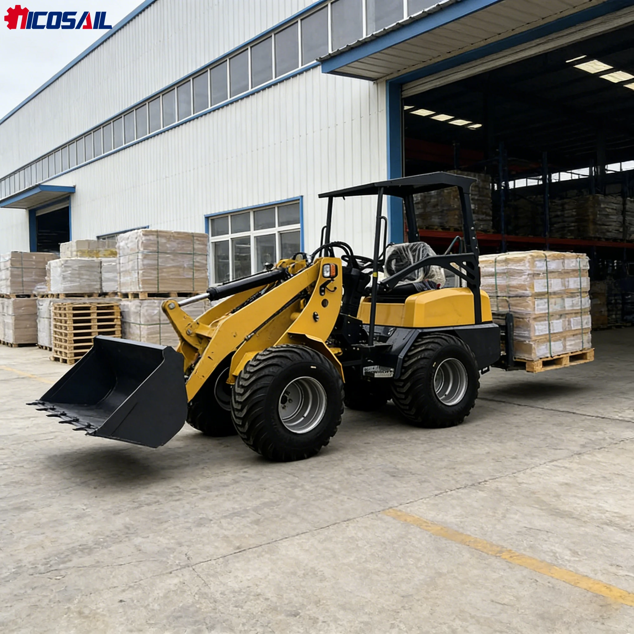 

ZL918 Heavy Duty Telescopic Loader CE Euro 5 Small Compact Telehandler Free Shipping