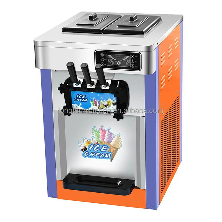 

Longterm Customization Available Commercial Stainless Steel Electric Soft Ice Cream Machine
