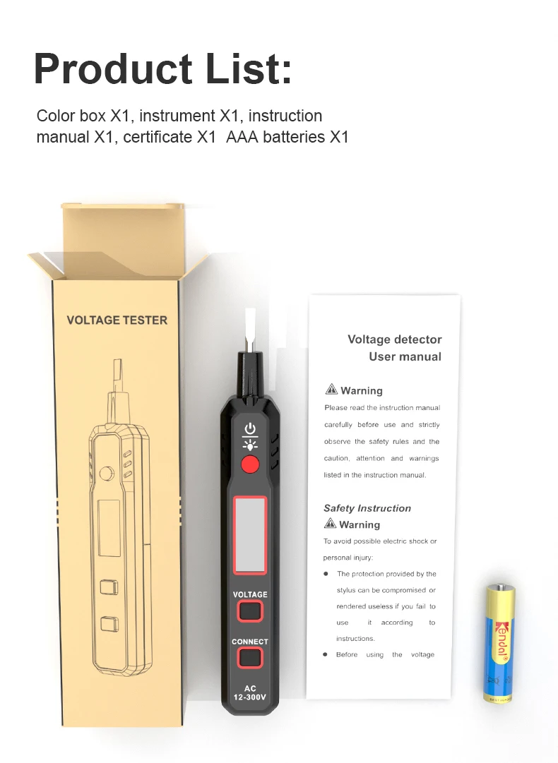 Populair nieuw product De inductieve intelligente meetpen Ht89 Isolatie Bediening Veiligheidscontrole Spanning