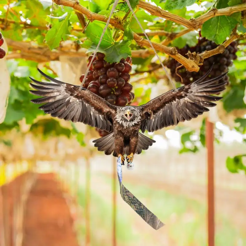 

Водонепроницаемая светоотражающая пугалка-сова – реалистичное средство от птиц с отражающими глазами для сада, борьбы с вредителями, долговечное и без химикатов
