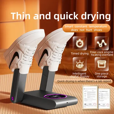 Shoe Dryer with Ultraviolet Sterilization Electric Drying Heater Fast Drying Odor Eliminator for Socks Boots Gloves Shoe Dryer