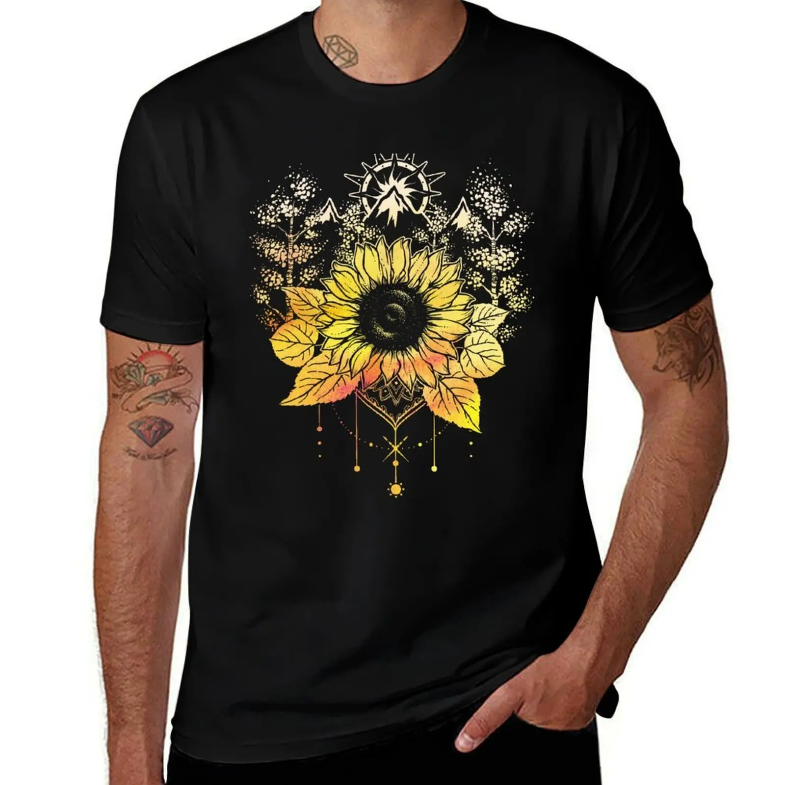 

Sunflower Aspens T-Shirt blue lock graphics anime heavy weight t shirts for men