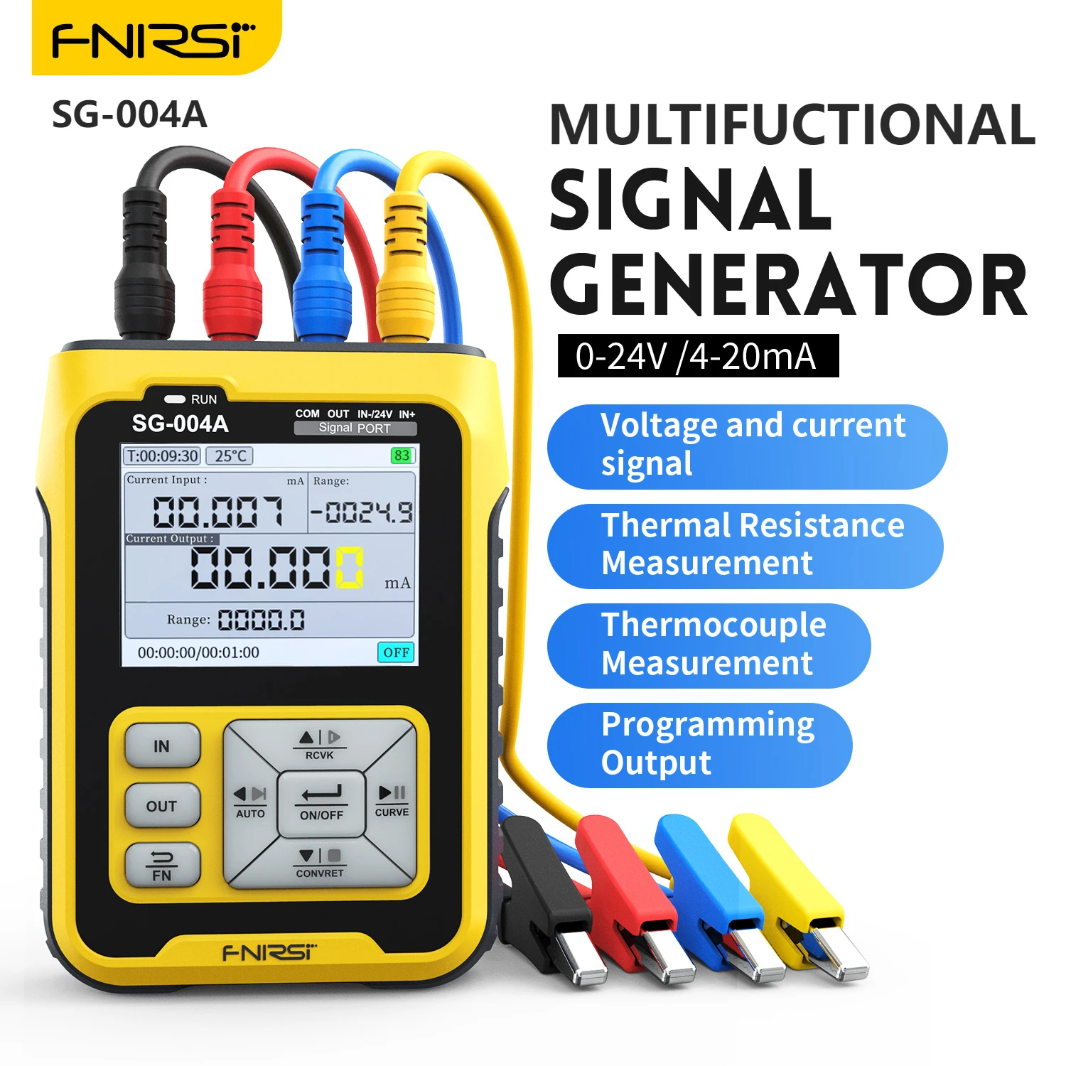 FNIRSI  SG-004A Multifunctional Signal Generator 4-20mA 2.4