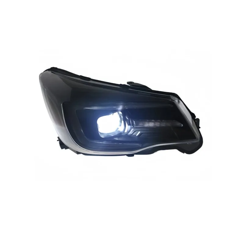 Car Styling Head Lamp for Subaru Forester LED Headlights 2013-2018 New LED Headlight Angel Eye DRL Hid Bi Xenon Auto Accessories