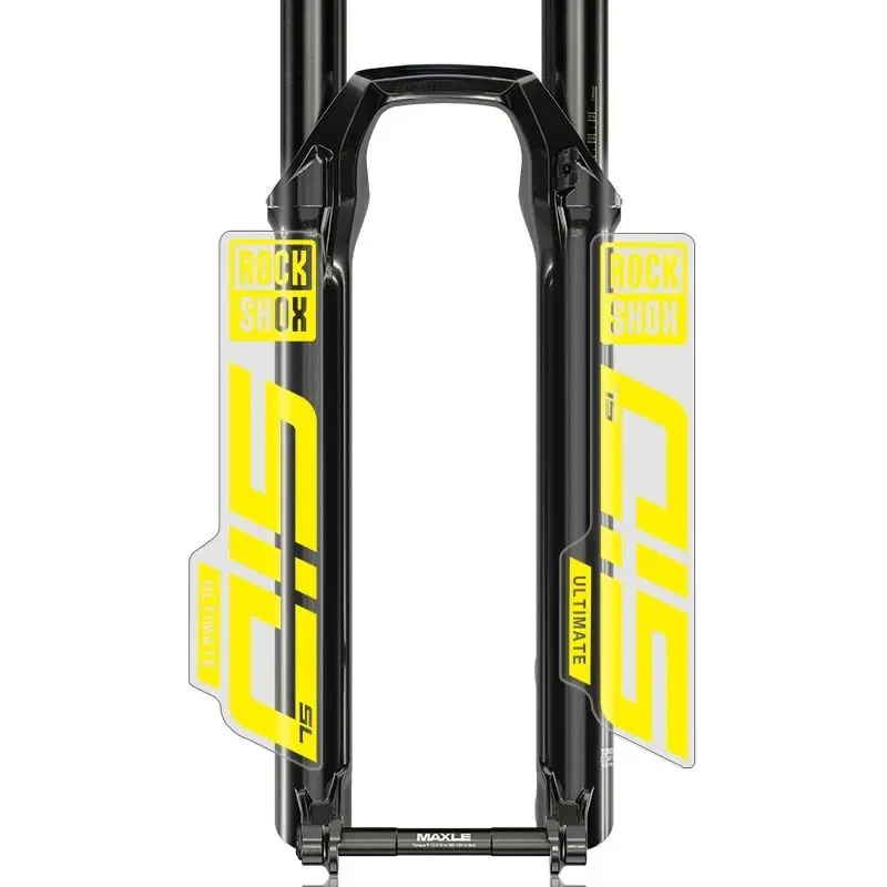 Front Fork Rockshox SID Sticker Bicycle Decorative Mountain Bike Front Fork Decals Waterproof Transparent Bottom Cycling Sticker