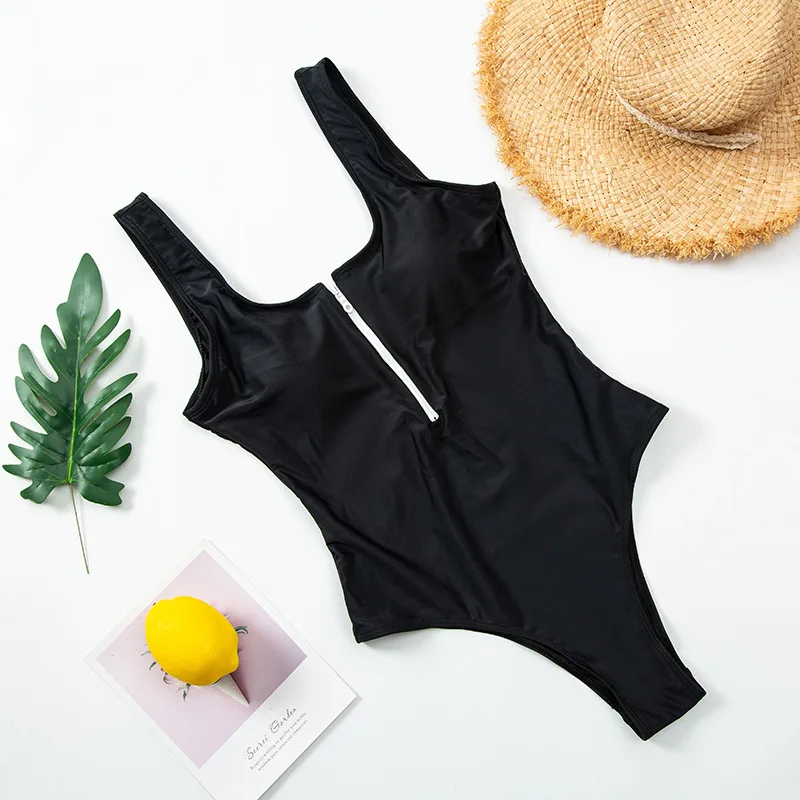 Watermelon Zipper Piece Swimsuit Sexy Bodysuit Female Bathing Suit Women Maio Feminino Praia Biquini One Piece Swimwear 2022