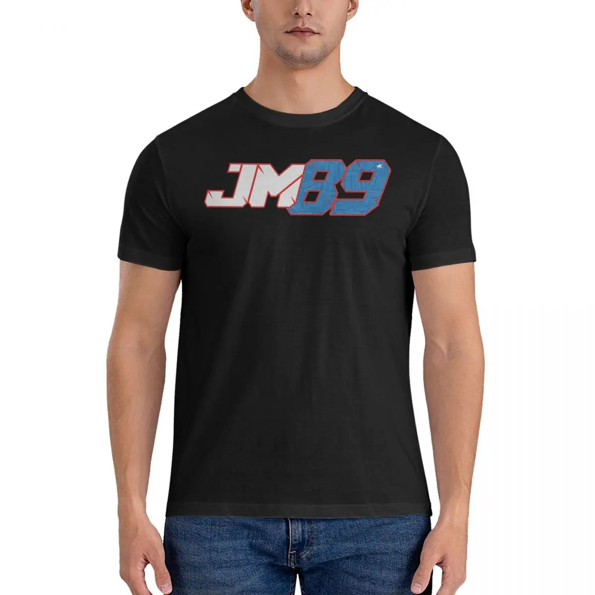 Männer Nummer 89 T-Shirt Jorge Martin Baumwolle Kleidung lustige Kurzarm o Hals T-Shirts Grafik T-Shirts