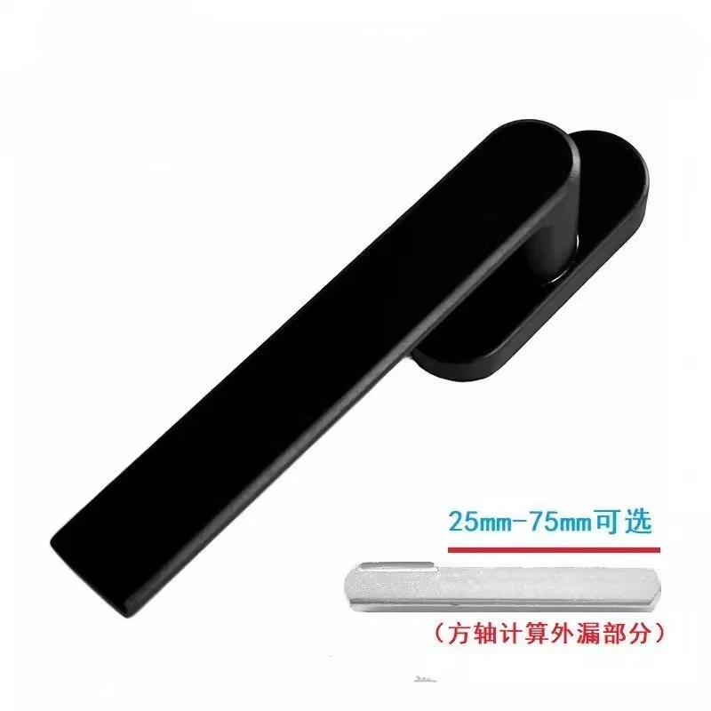 Aluminum Alloy Integrated Lock Handle for Broken Bridge Screen Windows - Upward Suspension Corner Handle for Inward Opening