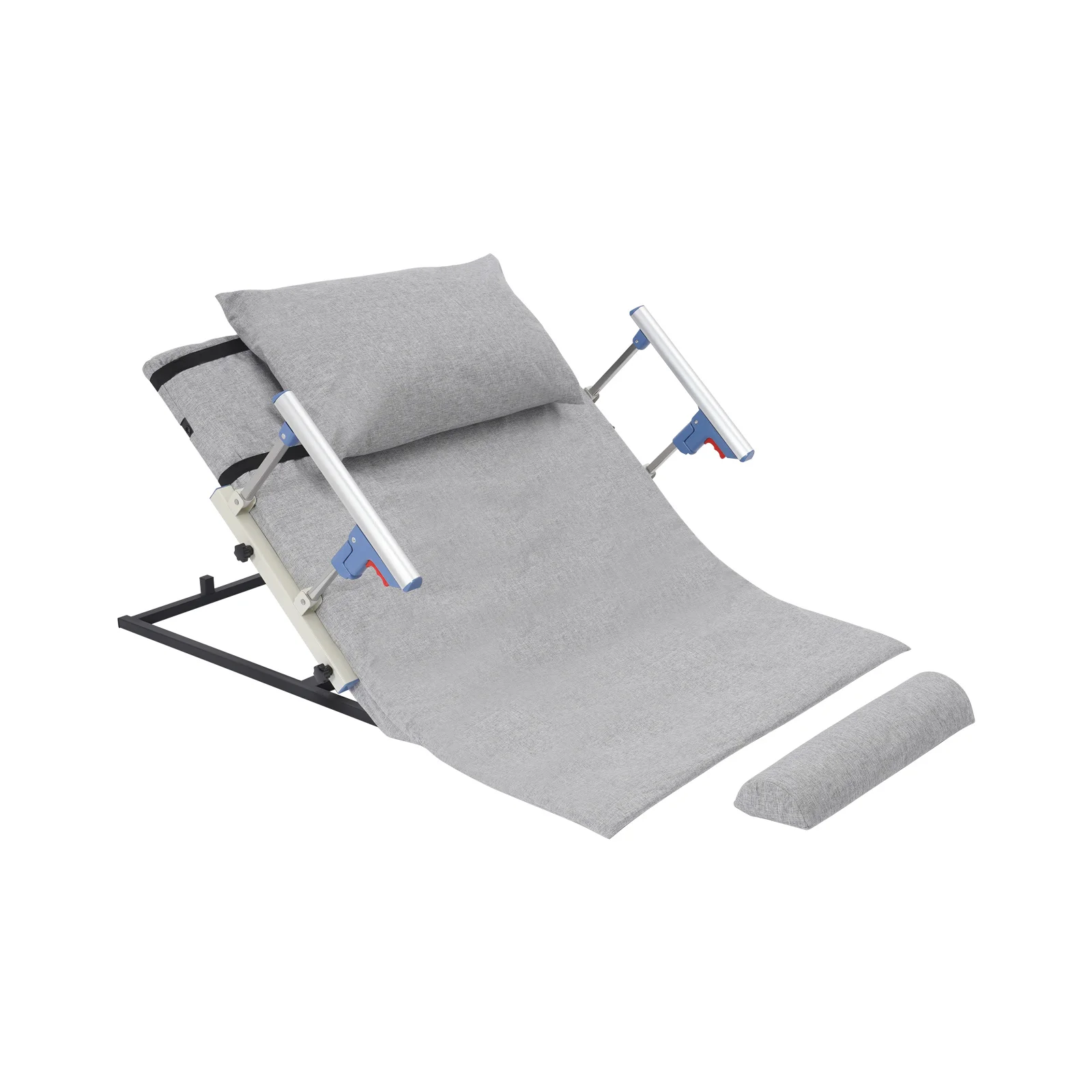 Power Lift Bed Backrest Electric Lifting Bed Backrest with Guardrail Power Adjustable Bed Sitting Assist Support 85cm Short Cushion 2-70° Angle Adjustment Foldable Design Bed Sitting Assist Cushion for Elderly & Post-Surgery Use