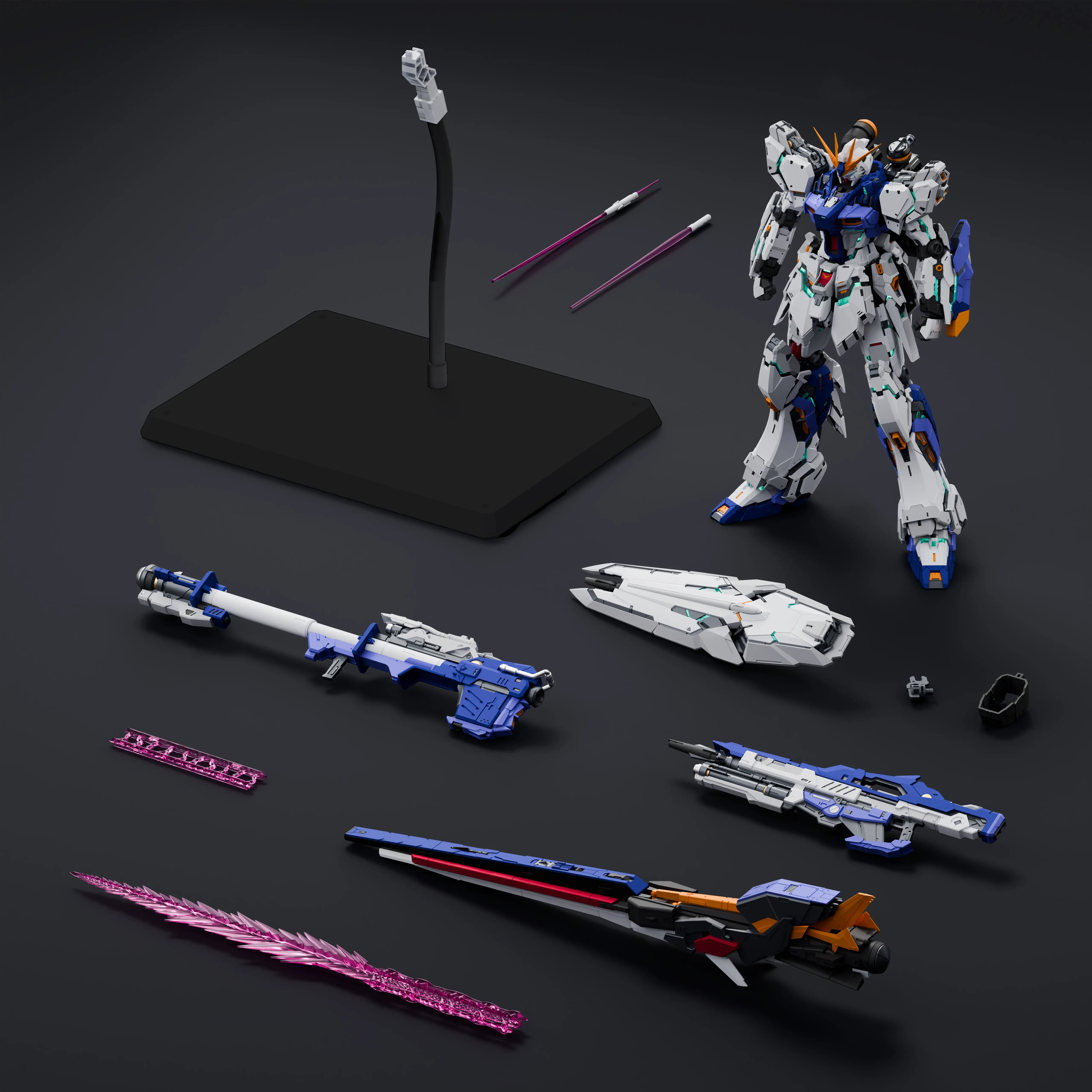 Pre-sale Fukuoka Nu Action Figure RX-93FF Anime Figures 1/100