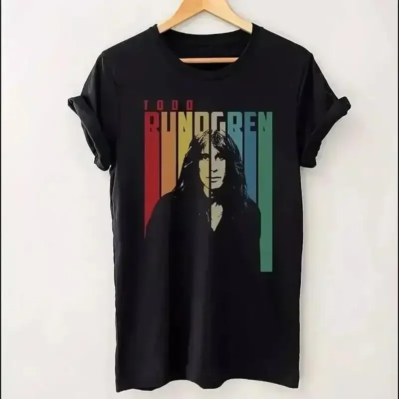 Retro Todd Rundgren Black T Shirt All Size GifT FA1945
