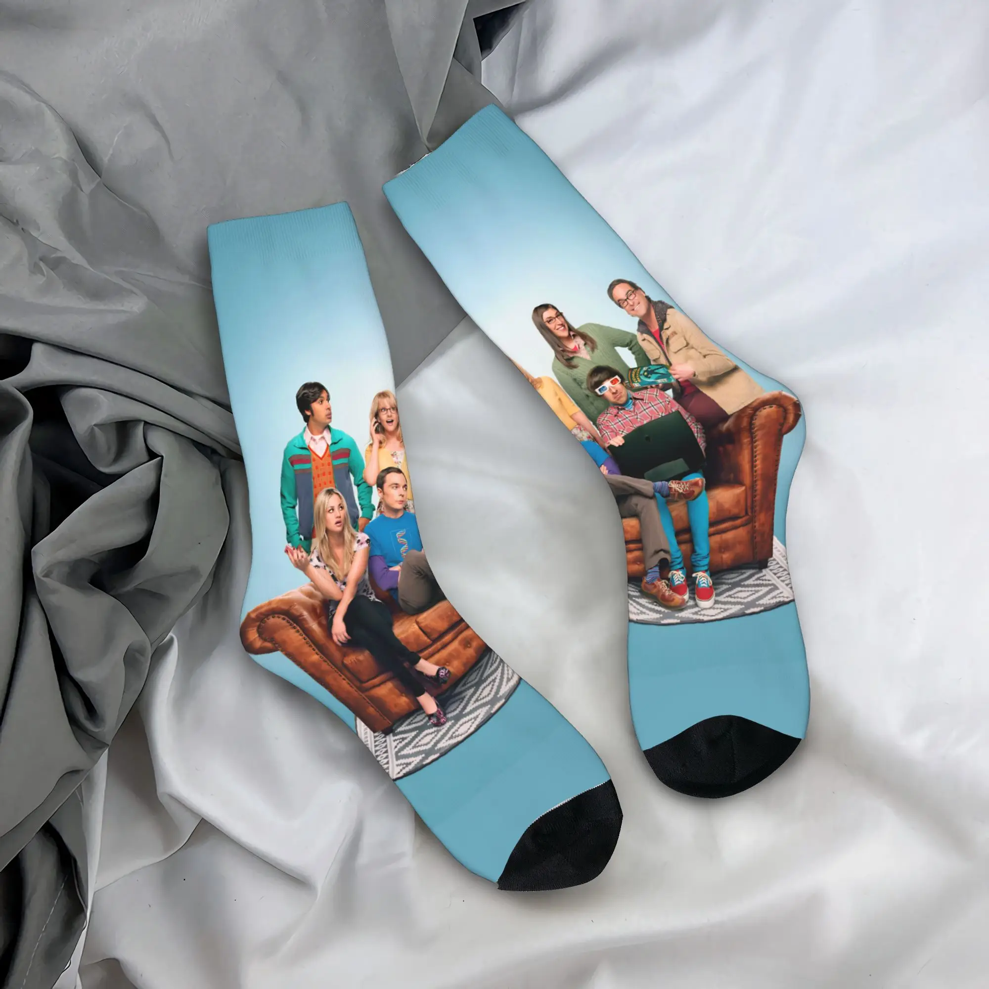 نظرية الانفجار الكبير الجوارب الخريف جوارب Kawaii النساء الرجال جوارب عالية الجودة تصميم الرياضة في الهواء الطلق عدم الانزلاق الجوارب