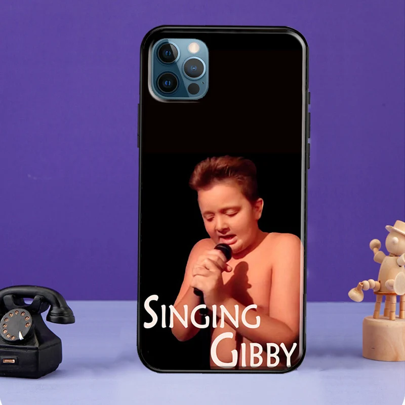 Funny Gibby  Singing From Icarly Case For iPhone XR X XS Max SE 2020 7 8 Plus Phone Cover For iPhone 11 14 12 13 Pro Max Mini