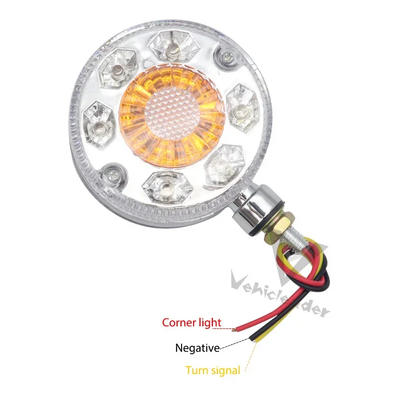 2pcs 24led Lights Side Marker Light 24V Turn Signal Tail Light Lamp for Trucks Cars Trailers Tractors Buses Boat Lamp Led Lights