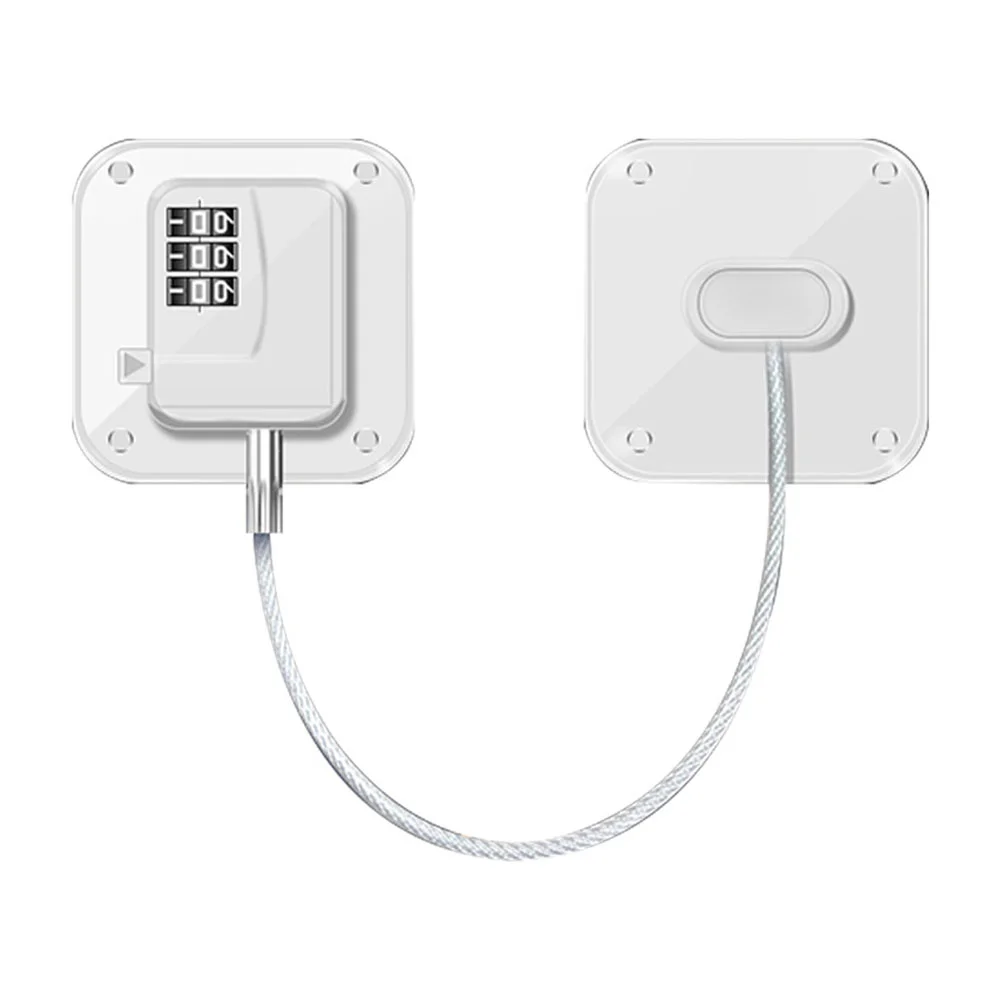 

Refrigerator Lock Kitchen Cabinets with Password Drawer File Plastic Combination Office Door Square