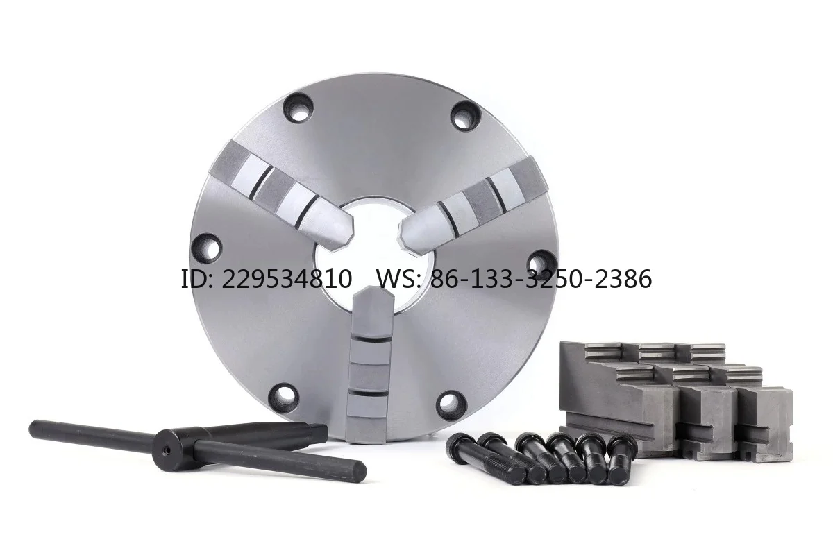 Genuine front through 6 holes three-jaw self-centering chuck K21-200/250