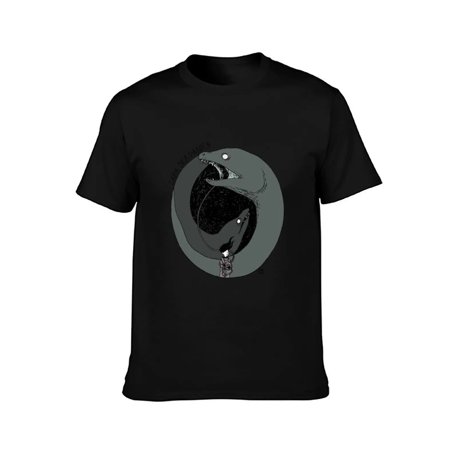 Dark Sea Panic - A Rock Song From The Depths T-Shirt Plus Size Loose Short Sleeve Top T-Shirt