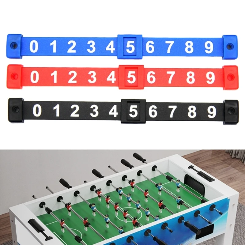 

11UE 2Pcs Football Score Counters Marker Table Game Score Goal Counter Table Football Counter Plastic Billiard Score Board