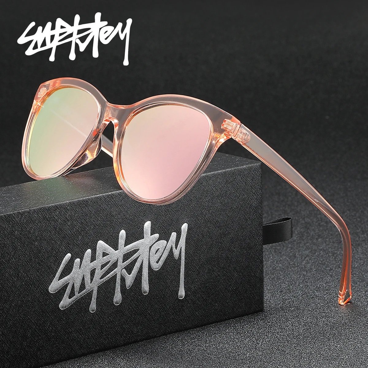 

SUPKLEY, 1 шт., женские поляризационные солнцезащитные очки, оправа «кошачий глаз», мужские солнцезащитные очки для отпуска, путешествий, игр, вождения, прогулок, пляжа, игры